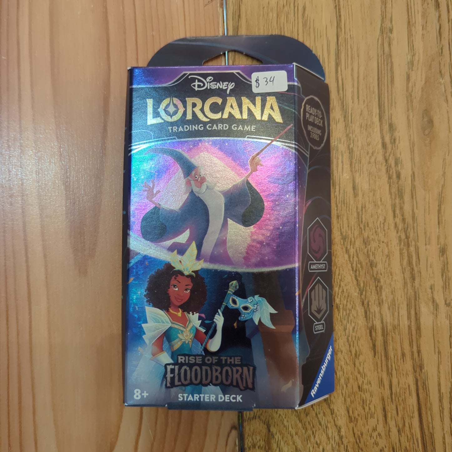 Disney Lorcana: Rise of the Floodborn Starter Deck - Amethyst/Steel