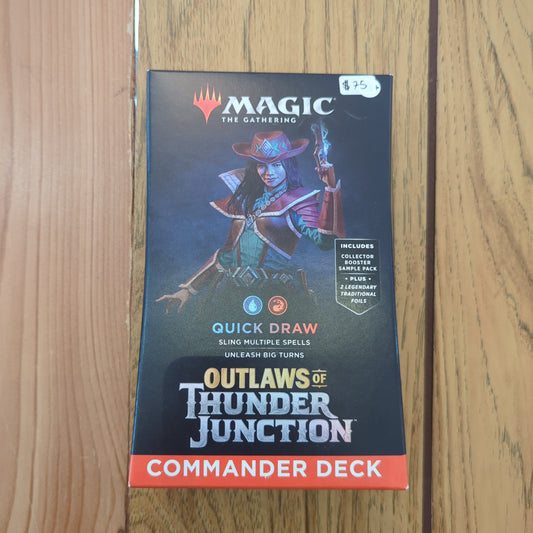 MTG: Outlaws of Thunder Junction Commander Deck: Quick Draw