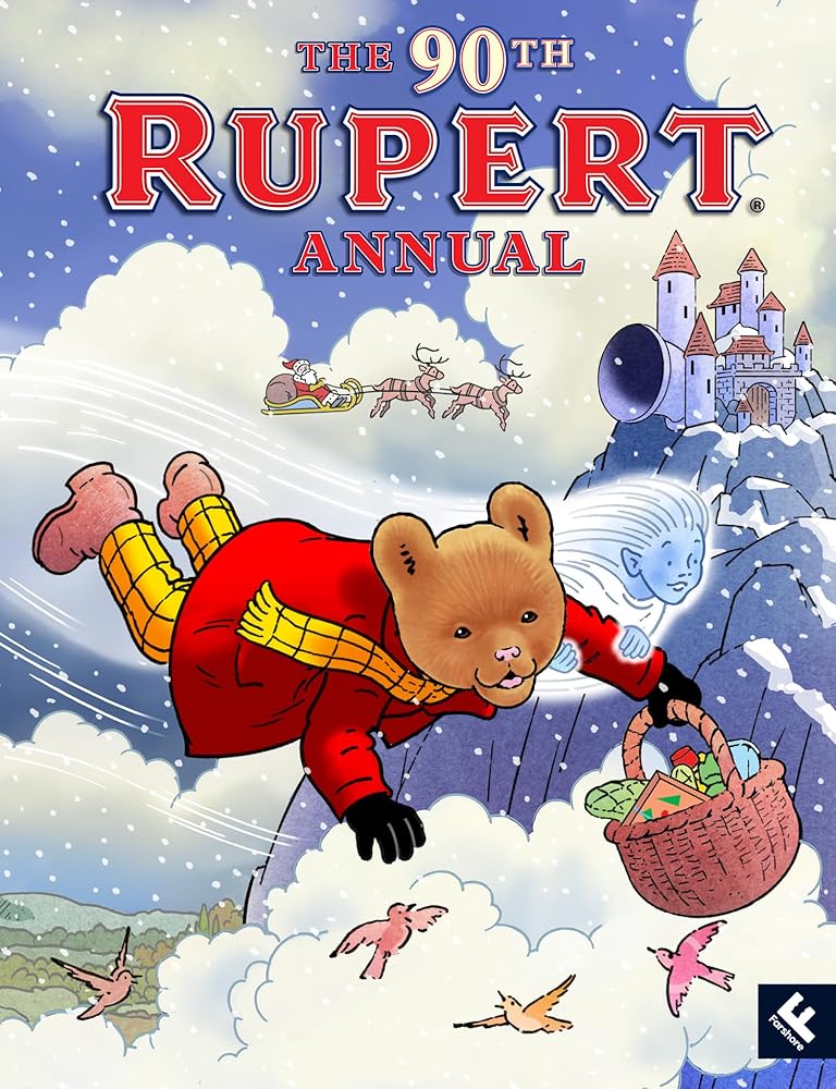 The Rupert Annual 2026: A beautifully illustrated Christmas 2025 gift for fans of all ages, The 90th Rupert Annual features a brand-new story by Stuart Trotter cover image