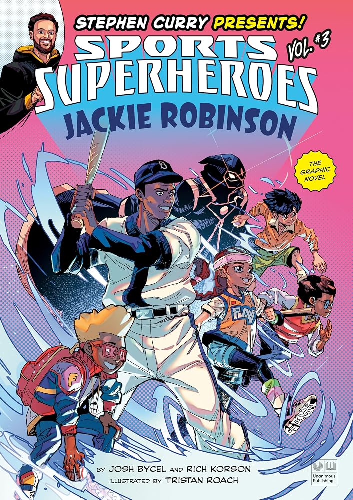 Jackie Robinson: The Graphic Novel (Stephen Curry Sports Superheroes) cover image
