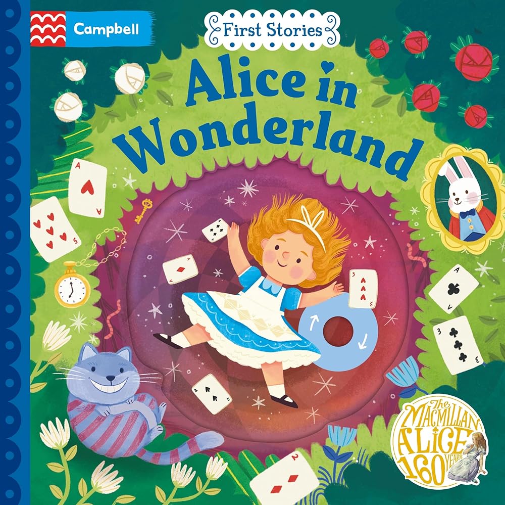 Alice in Wonderland: A Push, Pull, Slide Book (Campbell First Stories) cover image