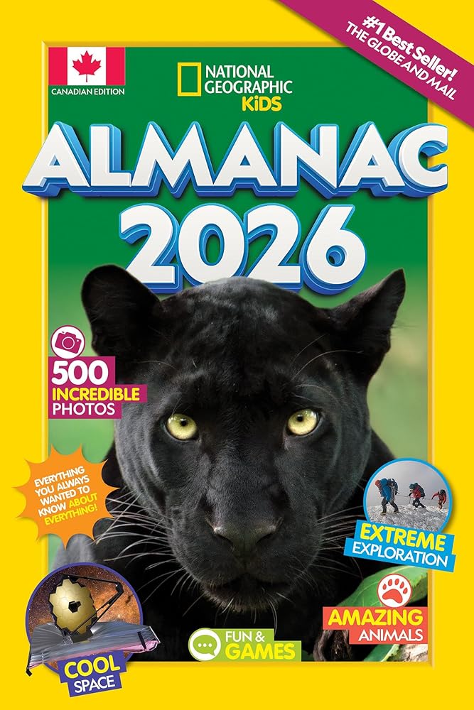 National Geographic Kids Almanac 2026 (Canadian Edition) cover image