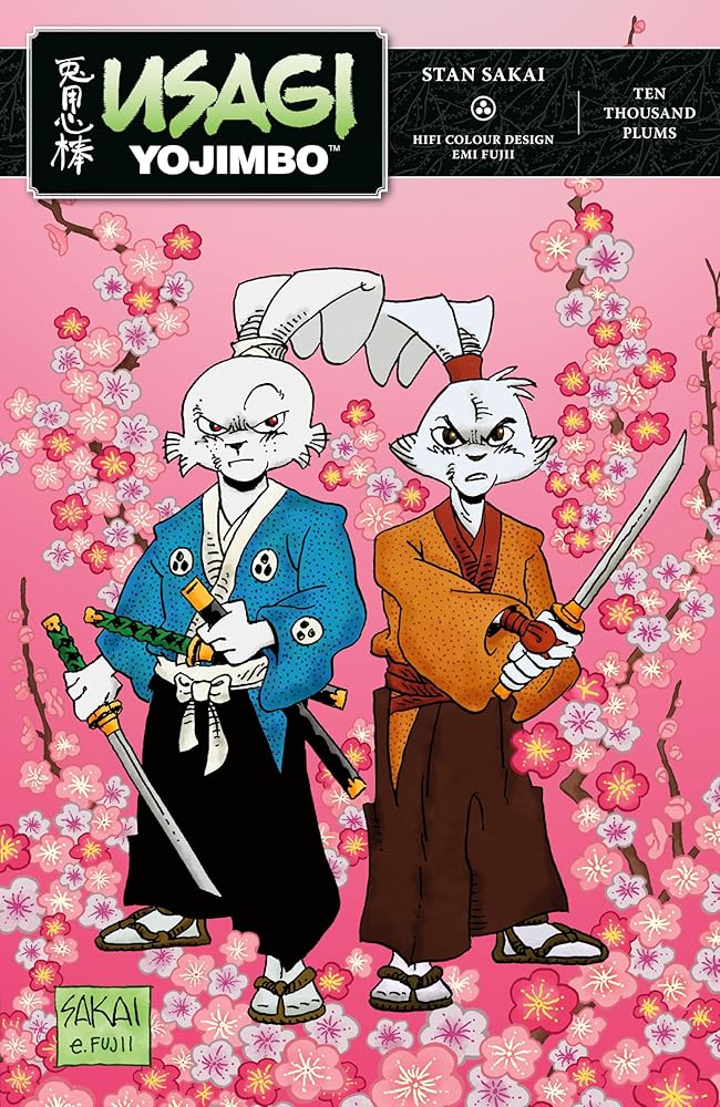 Usagi Yojimbo Volume 41: Ten Thousand Plums cover image
