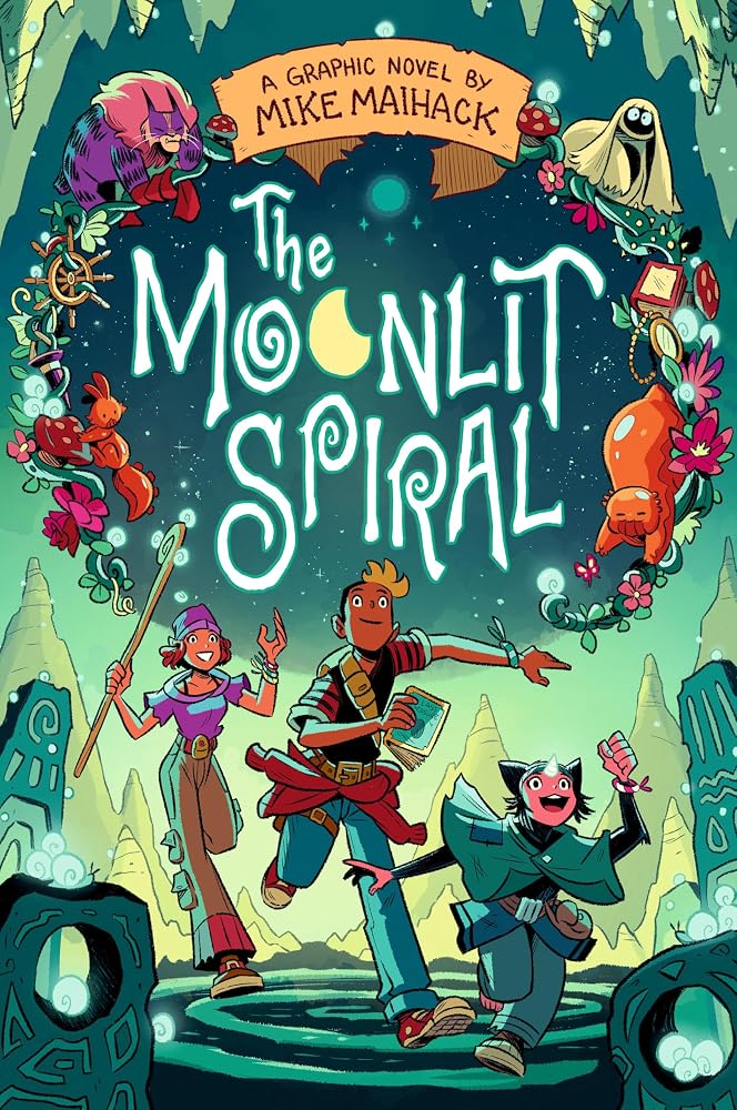The Moonlit Spiral: A Graphic Novel cover image