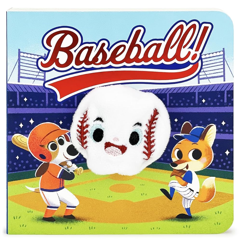 Baseball! Children's Finger Puppet Board Book for Babies and Toddlers cover image