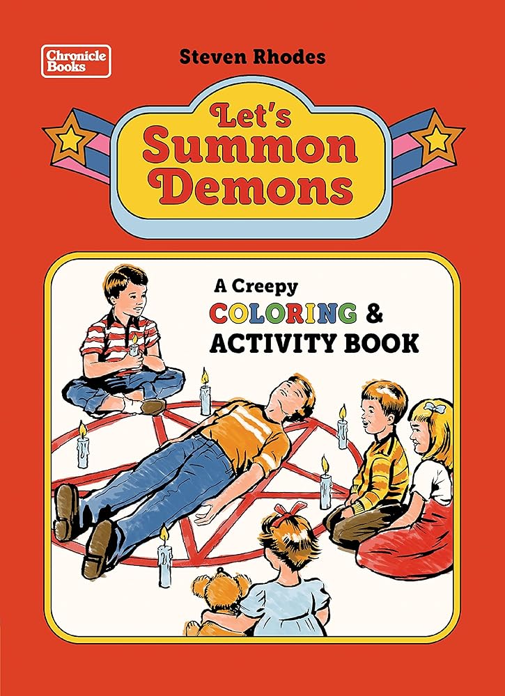 Let's Summon Demons: A Creepy Coloring and Activity Book cover image
