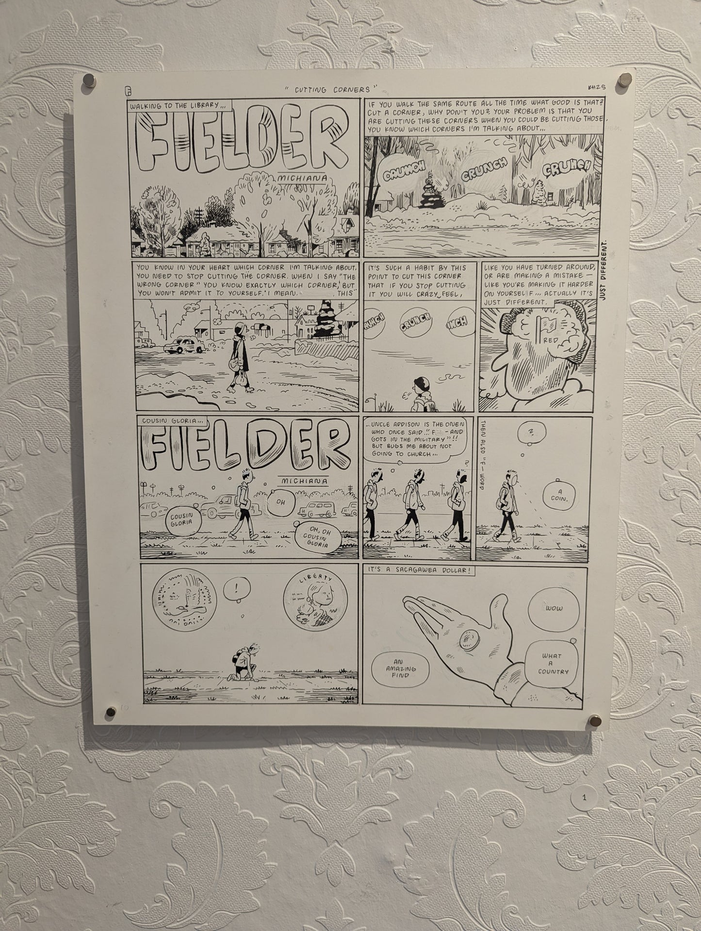 Kevin Huizenga Original Page, No. 1