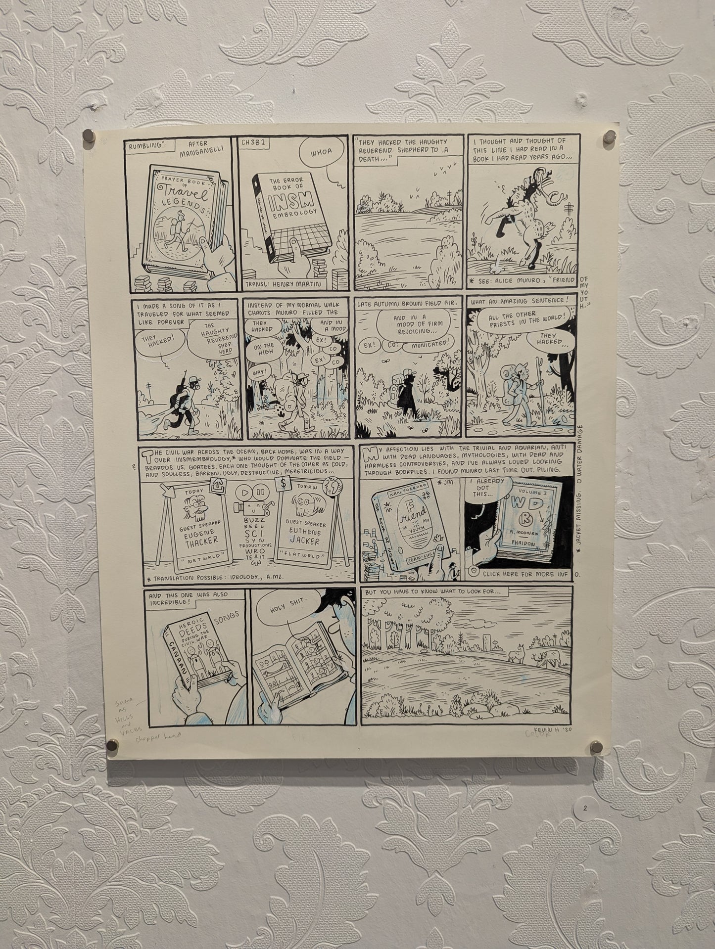 Kevin Huizenga Original Page, No. 2