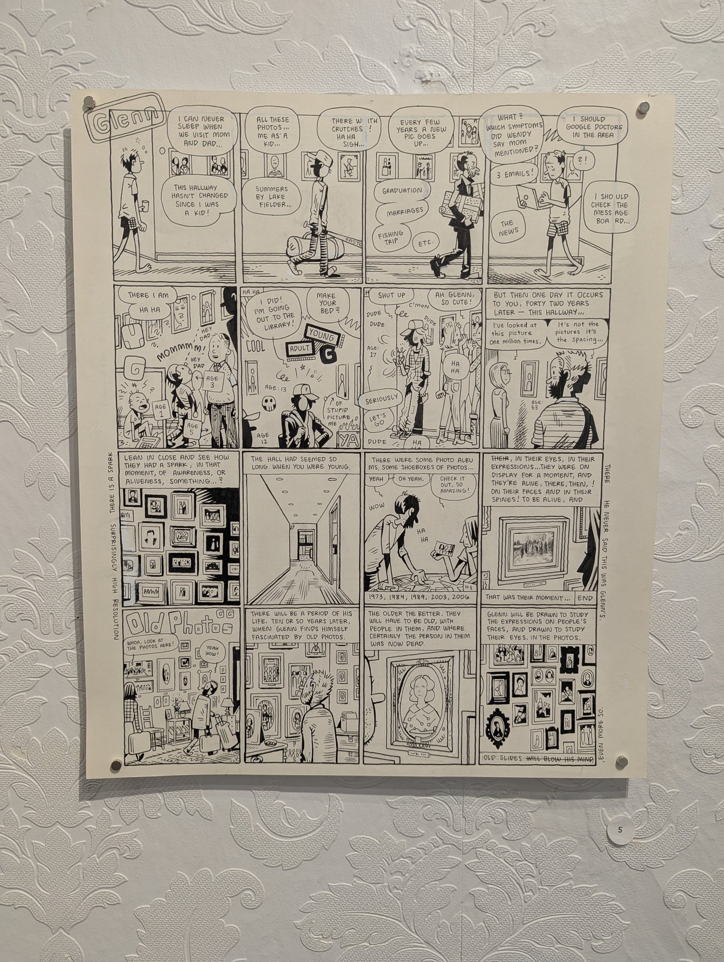 Kevin Huizenga Original Page, No. 5