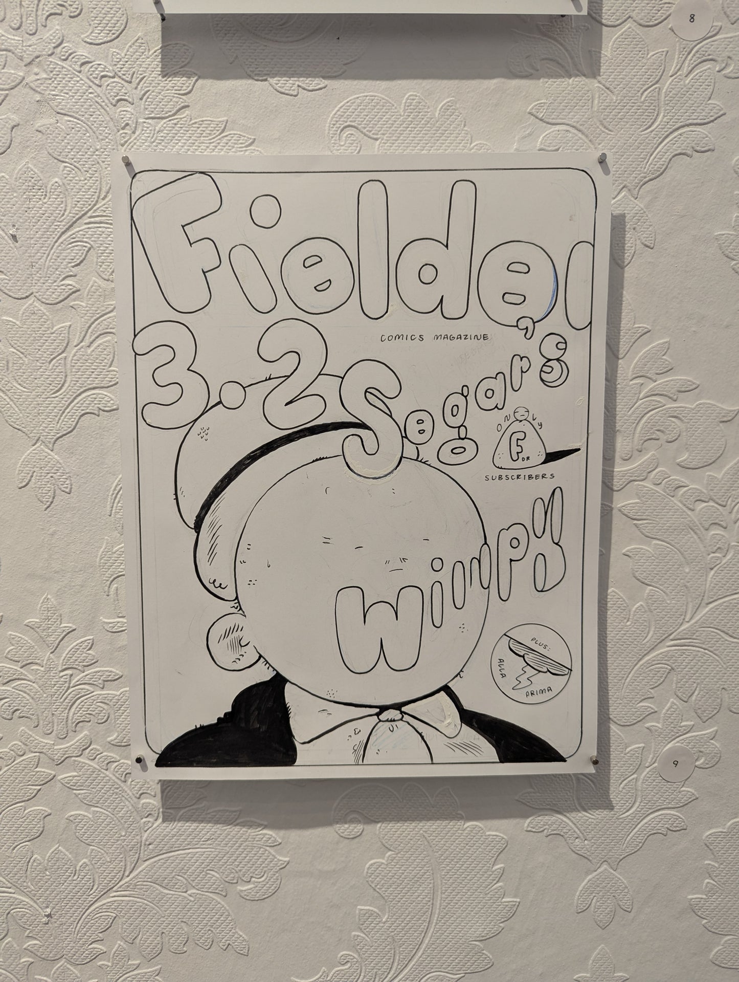 Kevin Huizenga Original Page, No. 9