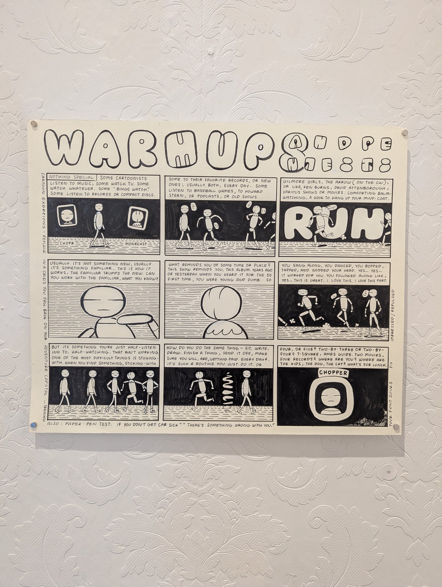 Kevin Huizenga Original Page, No. 10