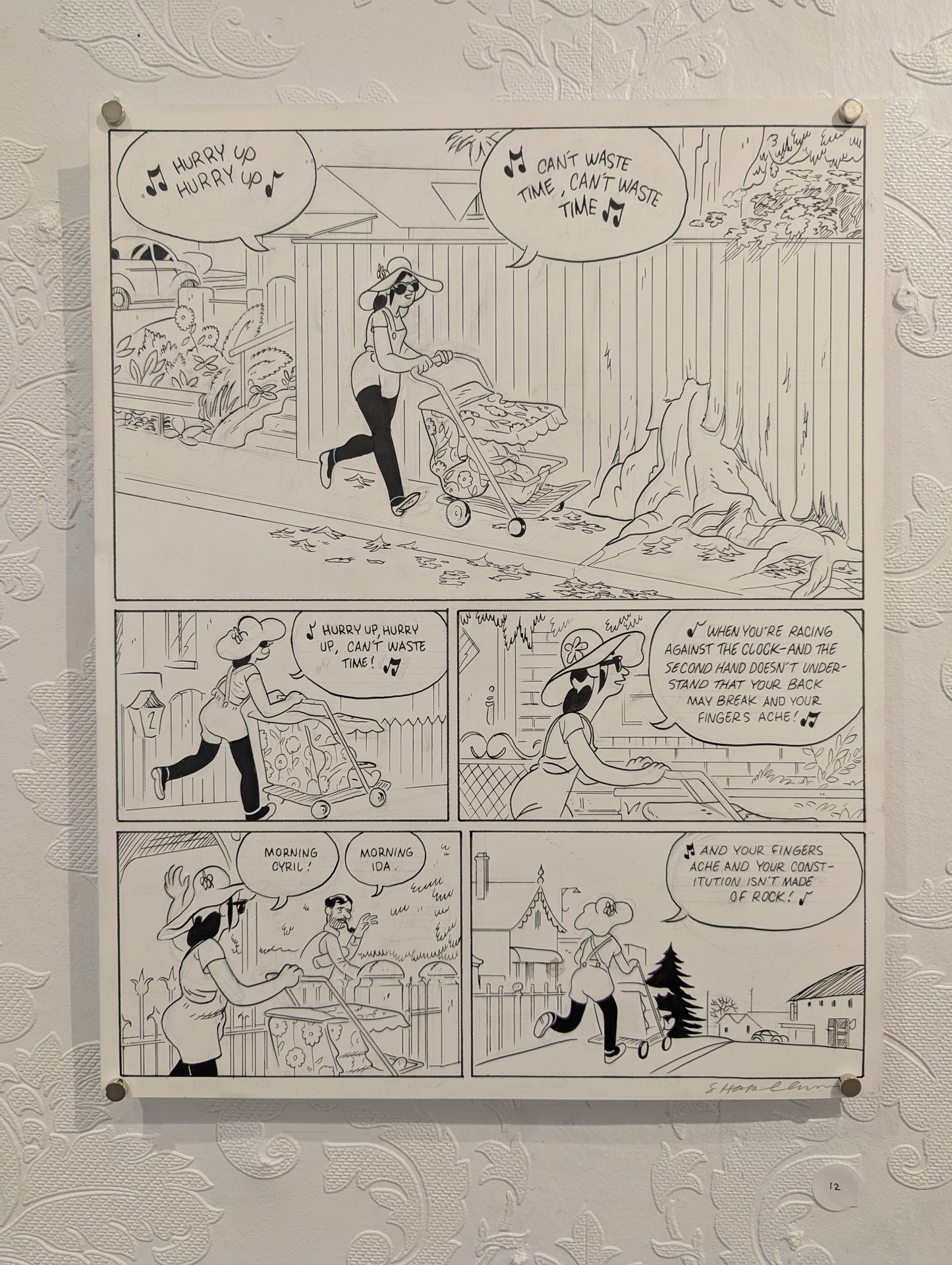 Sammy Harkham Original Page, No. 12