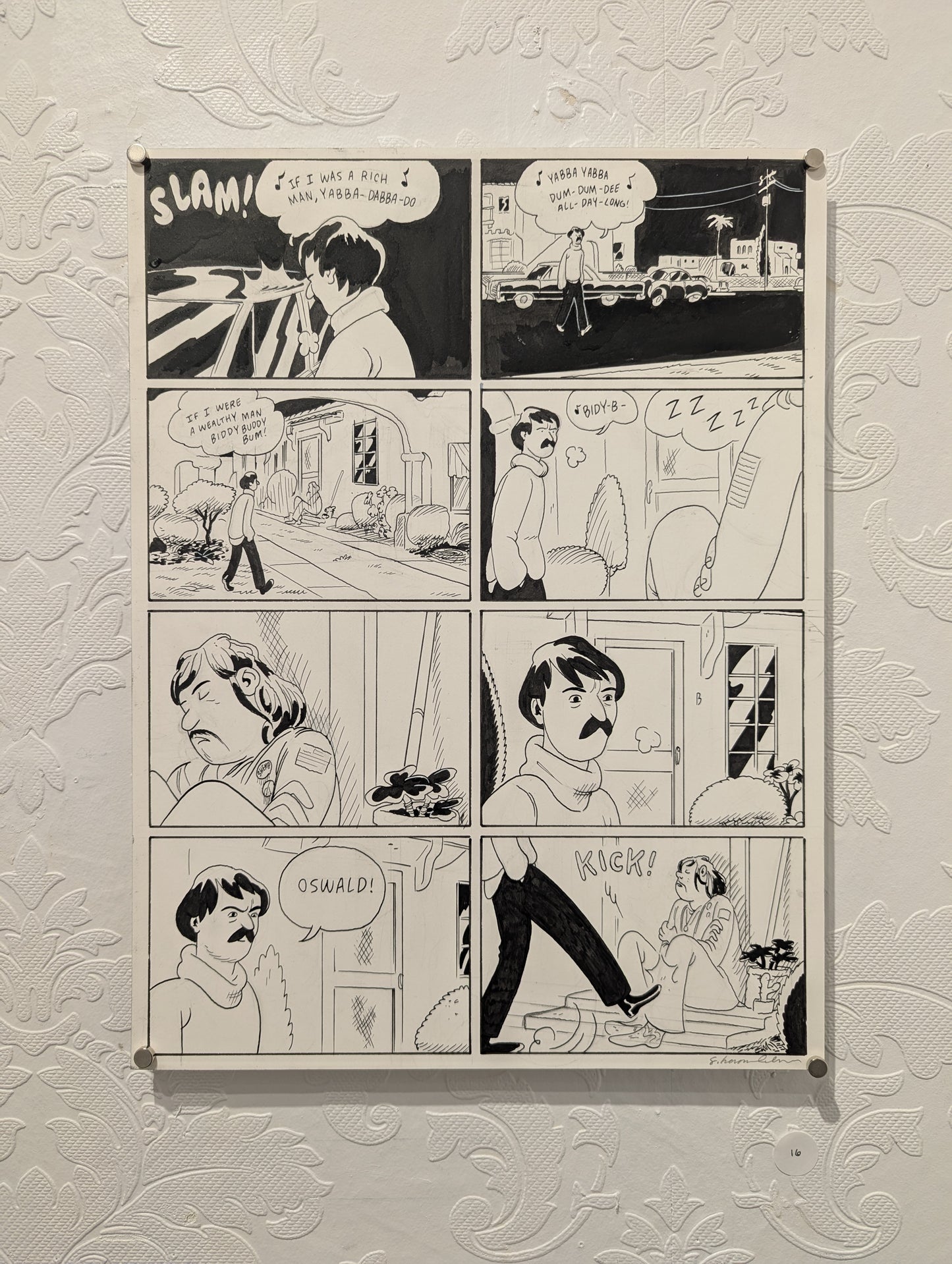 Sammy Harkham Original Page, No. 16
