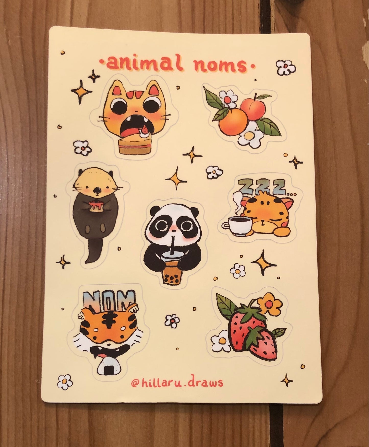 Animal Noms - Sticker Sheet