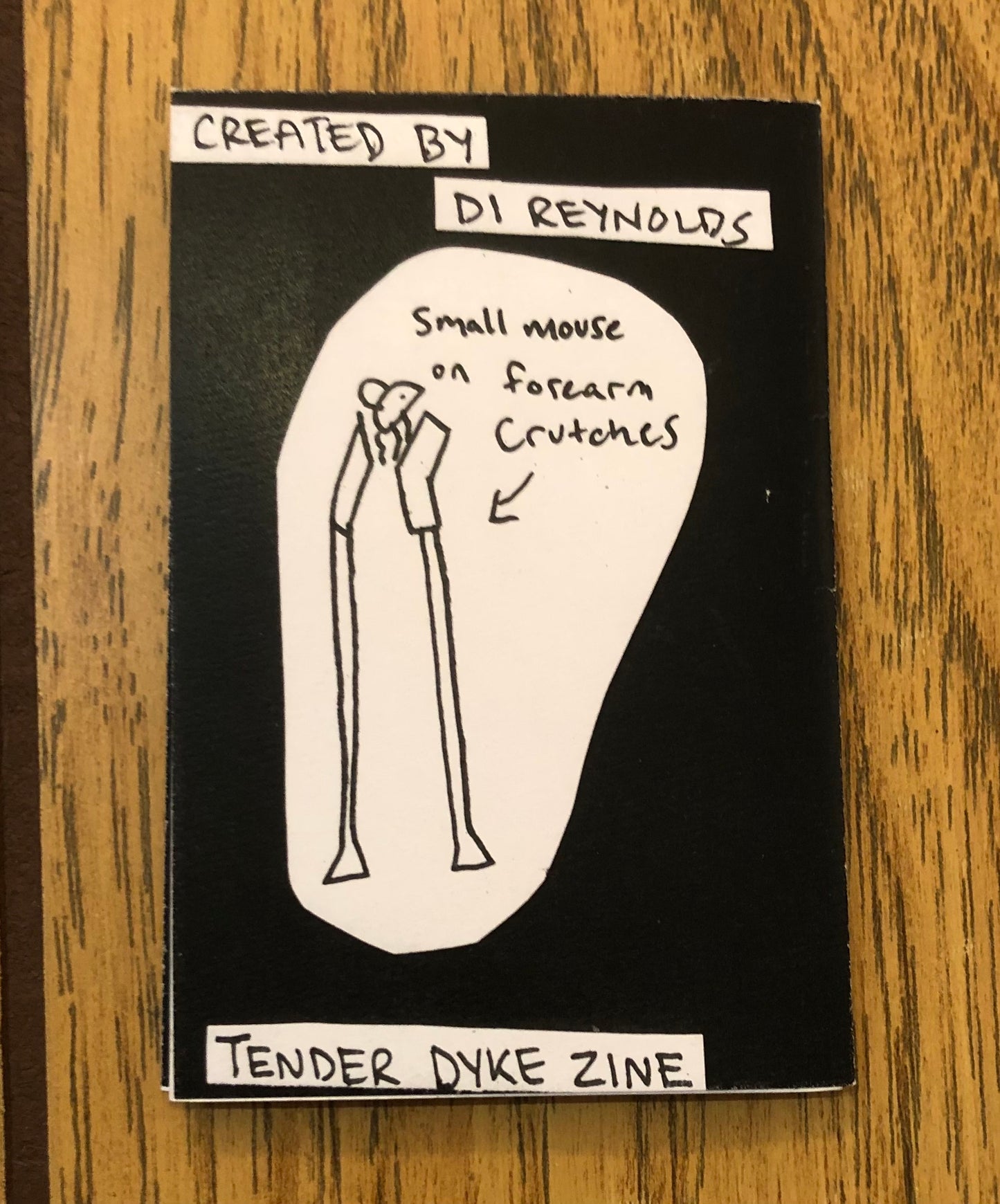 Poorly Drawn Small Mouse: Mobility Aid Edition