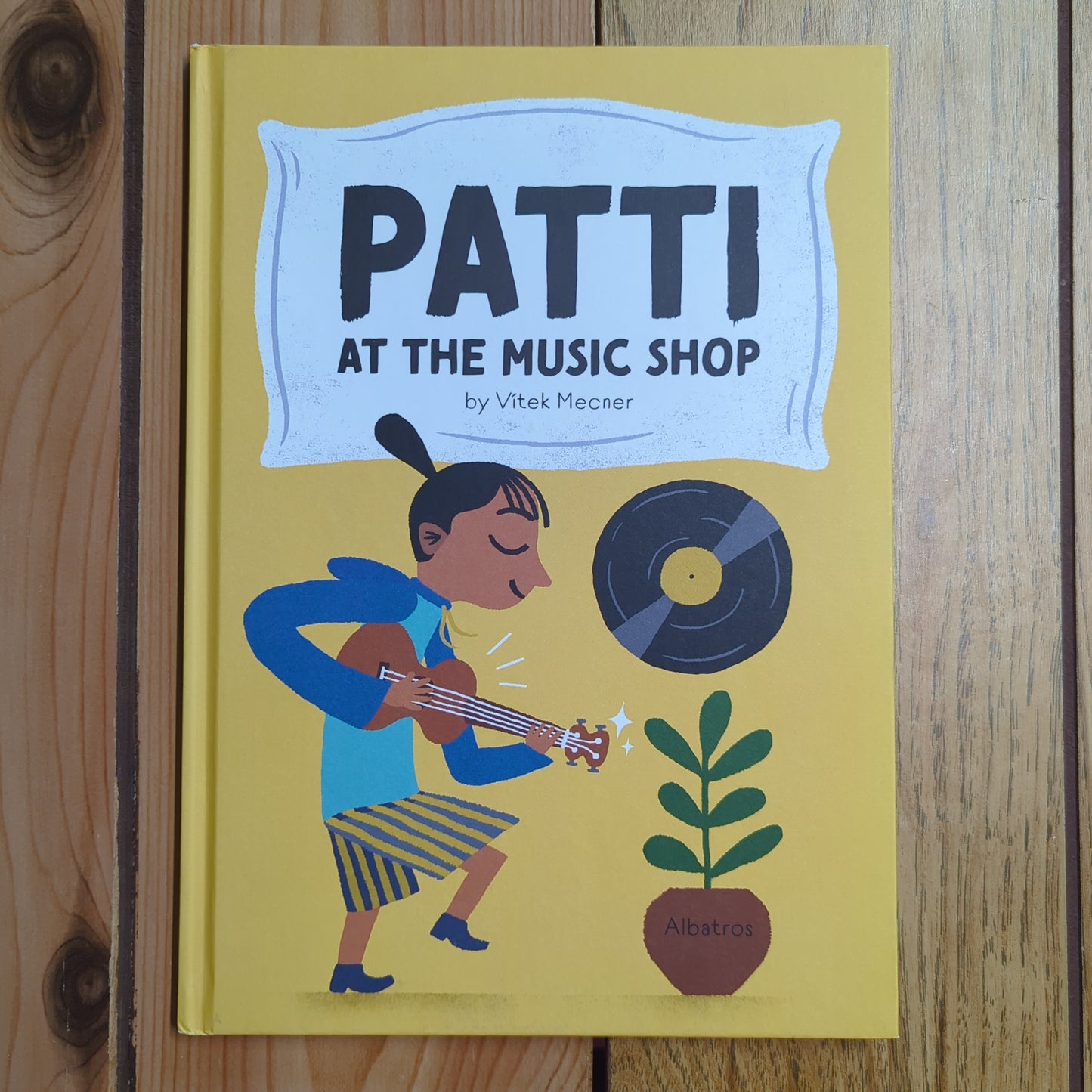 Patti at the Music Shop