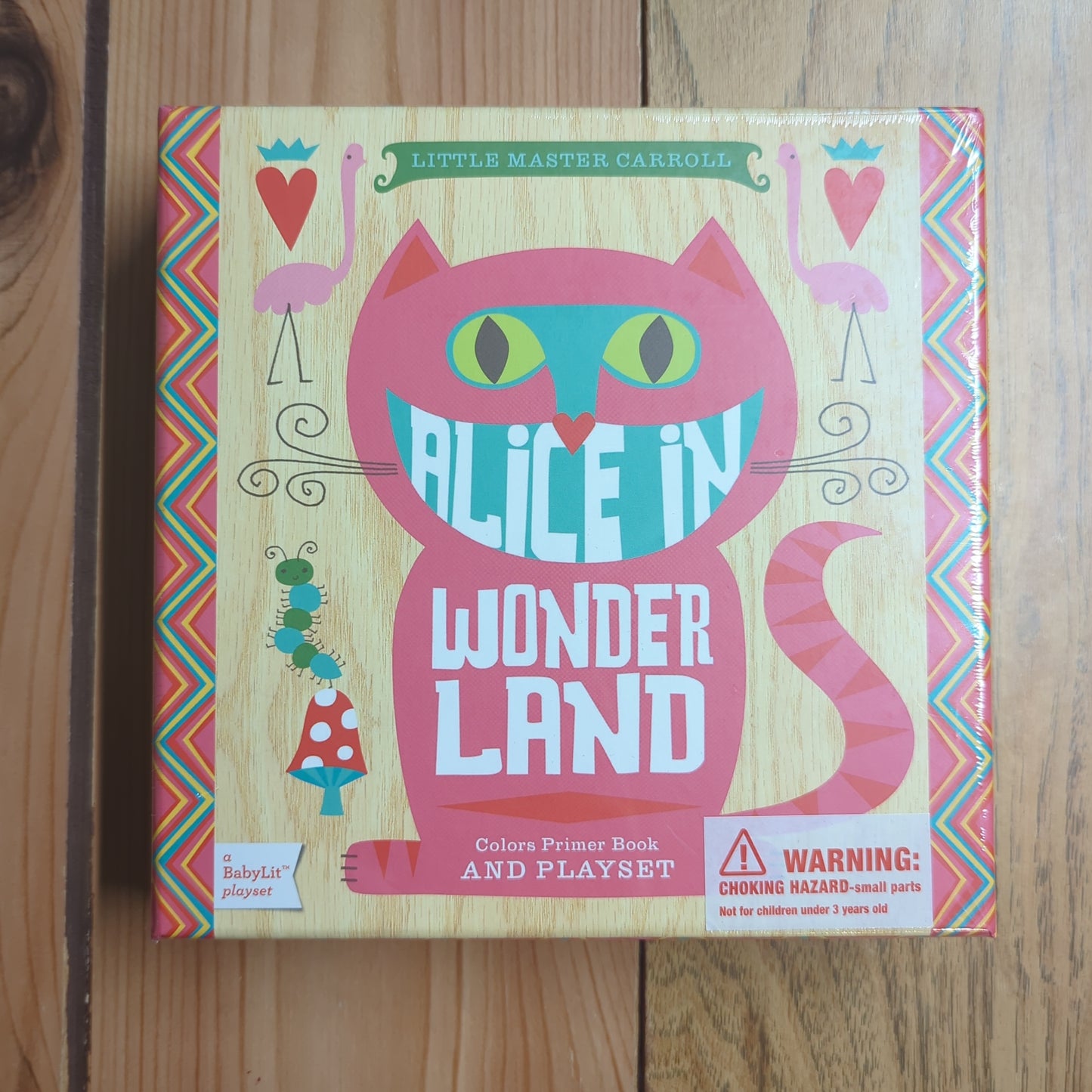Alice in Wonderland: Colors Primer Board Book and Playset