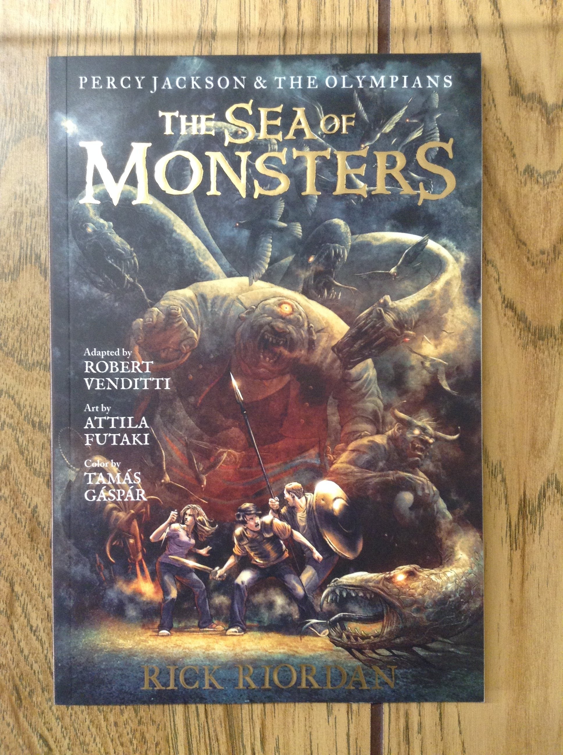 of　and　The　Olympians　Books　Graphic　Lucky's　Monsters:　Novel　Sea　–　the　Jackson　(Percy　The　Comics