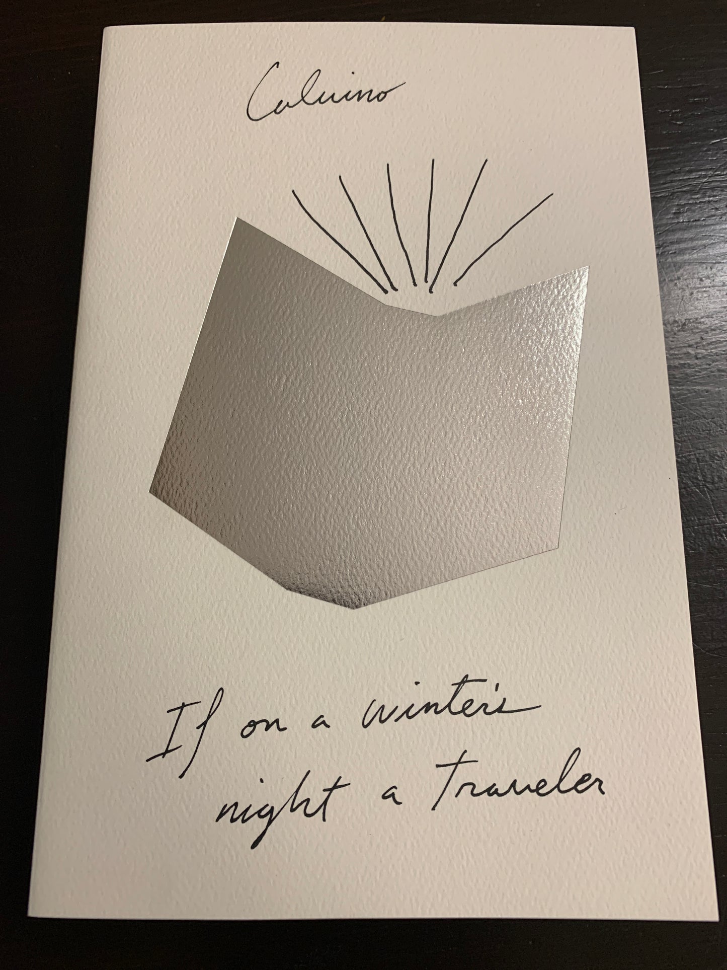 If on a Winter’s Night a Traveler