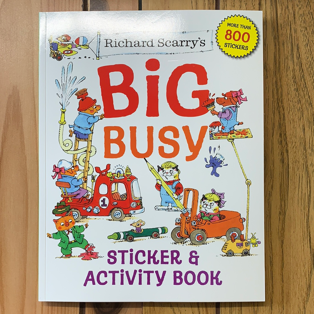 Richard Scarry's Big Busy Sticker & Activity Book