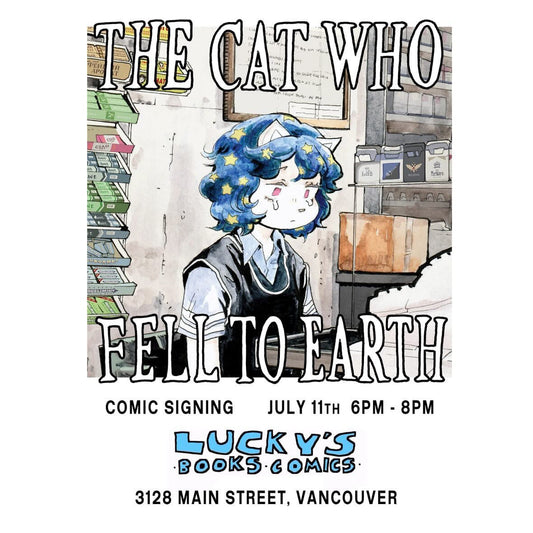 The Cat Who Fell to Earth Comic Signing