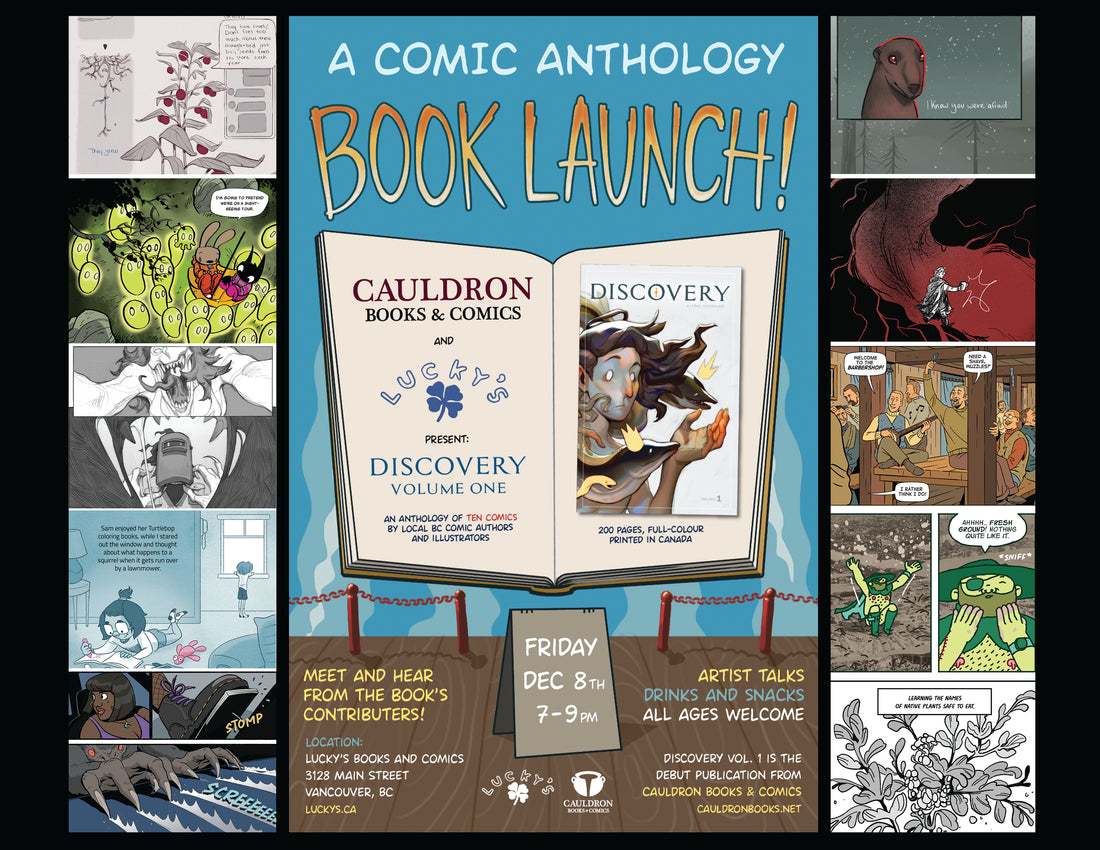 Discovery Book Launch! New Comic Anthology from Cauldron Books