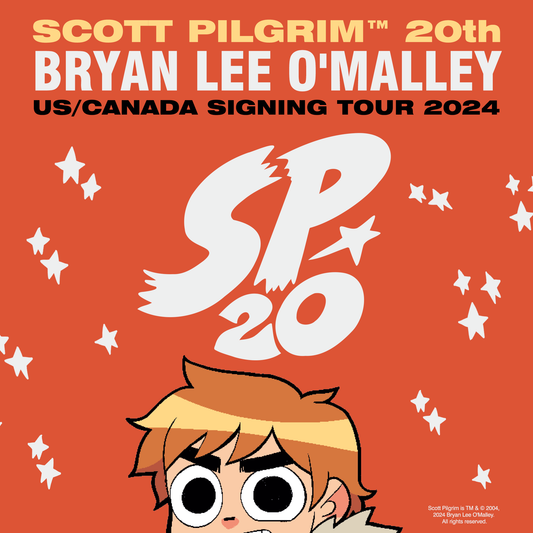 Scott Pilgrim 20th Anniversary Bryan Lee O'Malley Signing Tour 2024