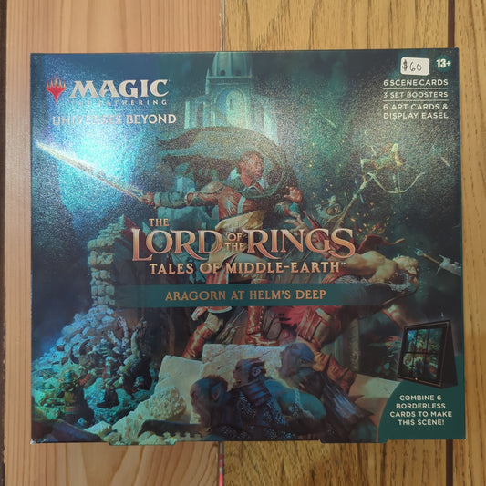 MTG: Lord of the Rings Tales of Middle-Earth Holiday Scene Box - Aragorn at Helm's Deep