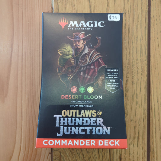 MTG: Outlaws of Thunder Junction Commander Deck: Desert Bloom