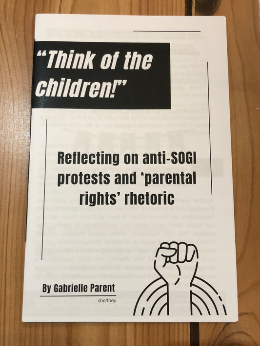 "Think of the children!" - Reflecting on anti-SOGI protests and 'parental rights' rhetoric