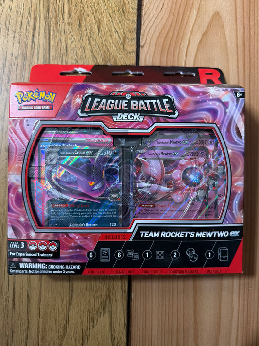 Pokémon TCG: Team Rocket’s Mewtwo ex League Battle Deck