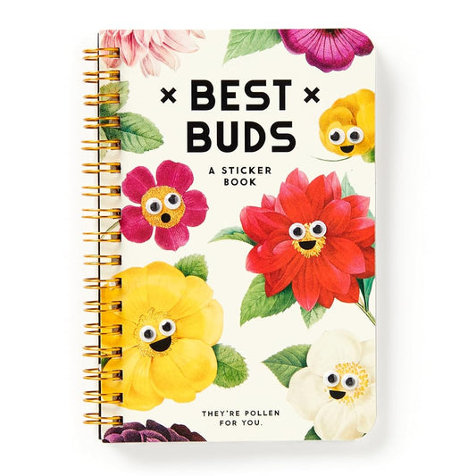 Best Buds Googly Sticker Book (A Brass Monkey Sticker Book) cover image
