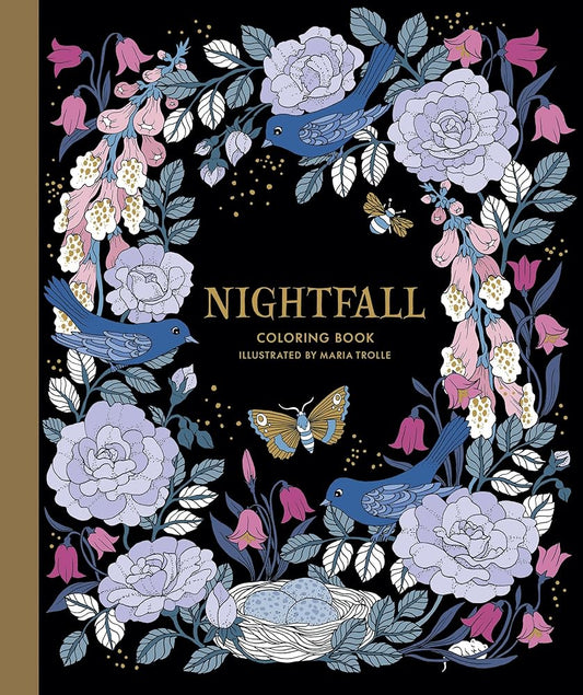 Nightfall Coloring Book: Originally Published in Sweden as "Skymningstimman" cover image