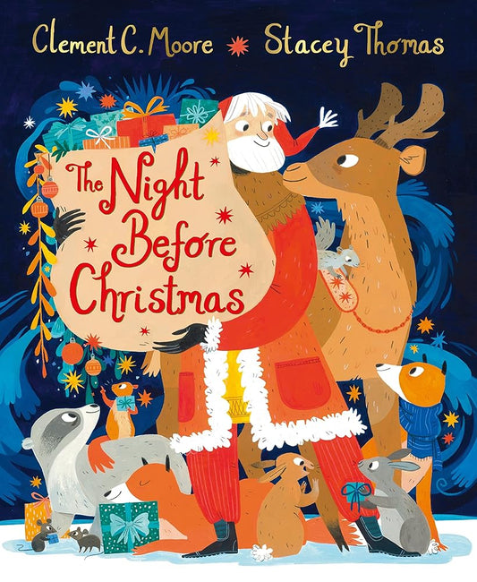 The Night Before Christmas, illustrated by Stacey Thomas cover image