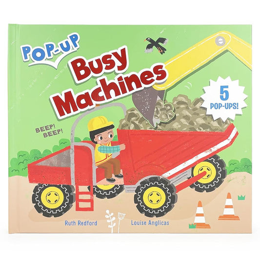 Busy Machines - Pop-Up Vehicle Board Book cover image