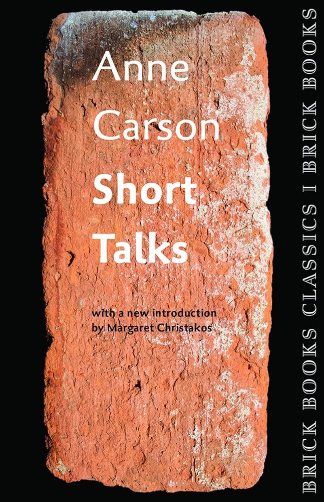 Short Talks (Brick Books Classics, 1) cover image