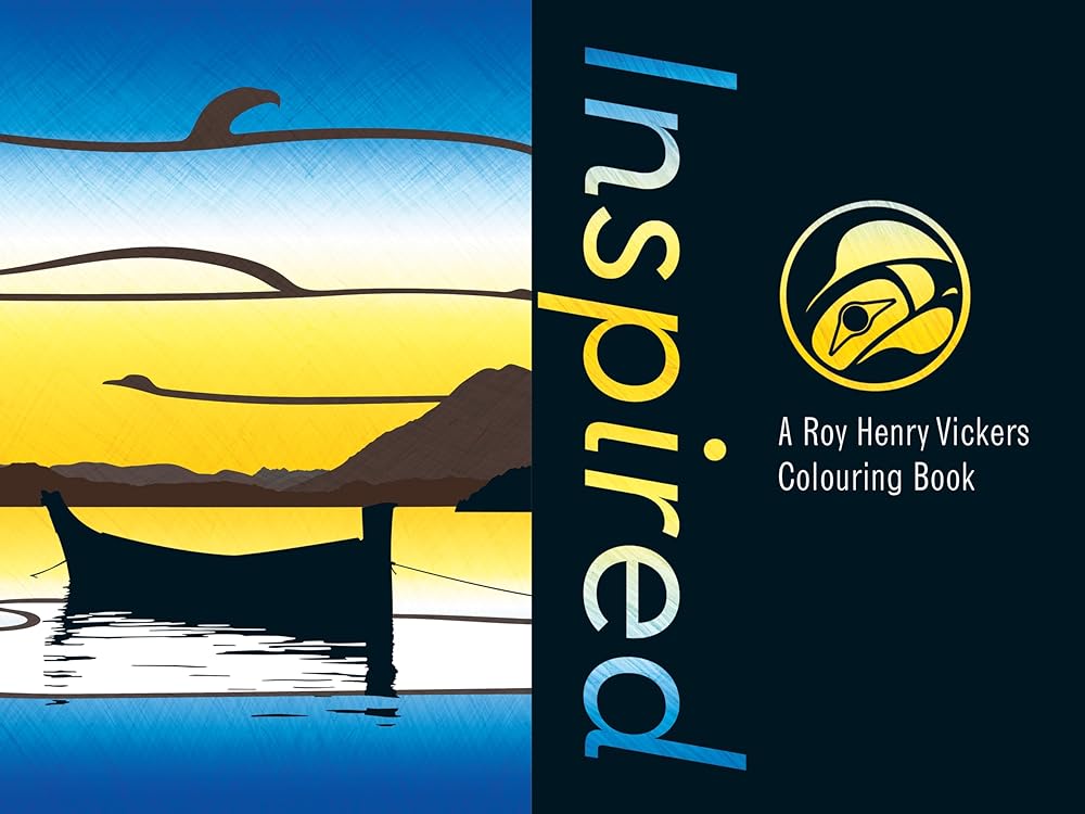Inspired: A Roy Henry Vickers Colouring Book cover image