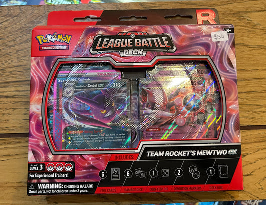 Pokémon TCG: Team Rocket’s Mewtwo ex League Battle Deck