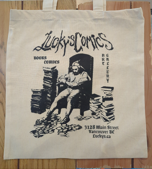 Lucky's 'Sad Clown' Tote Bag