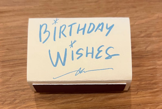 "Birthday Wishes" Matchbox