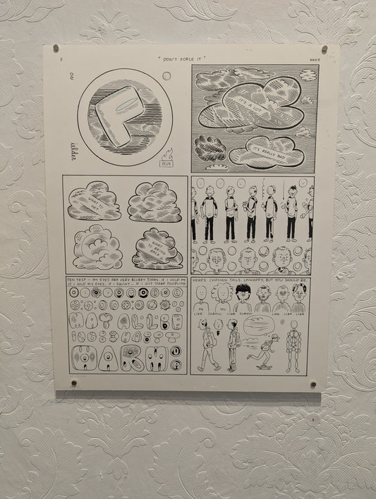 Kevin Huizenga Original Page, No. 6