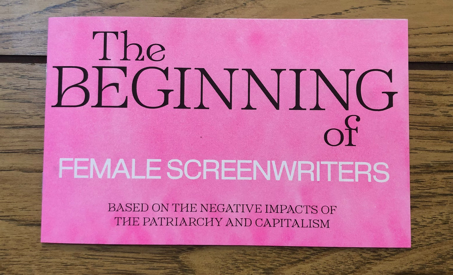 The Beginning of Female Screenwriters