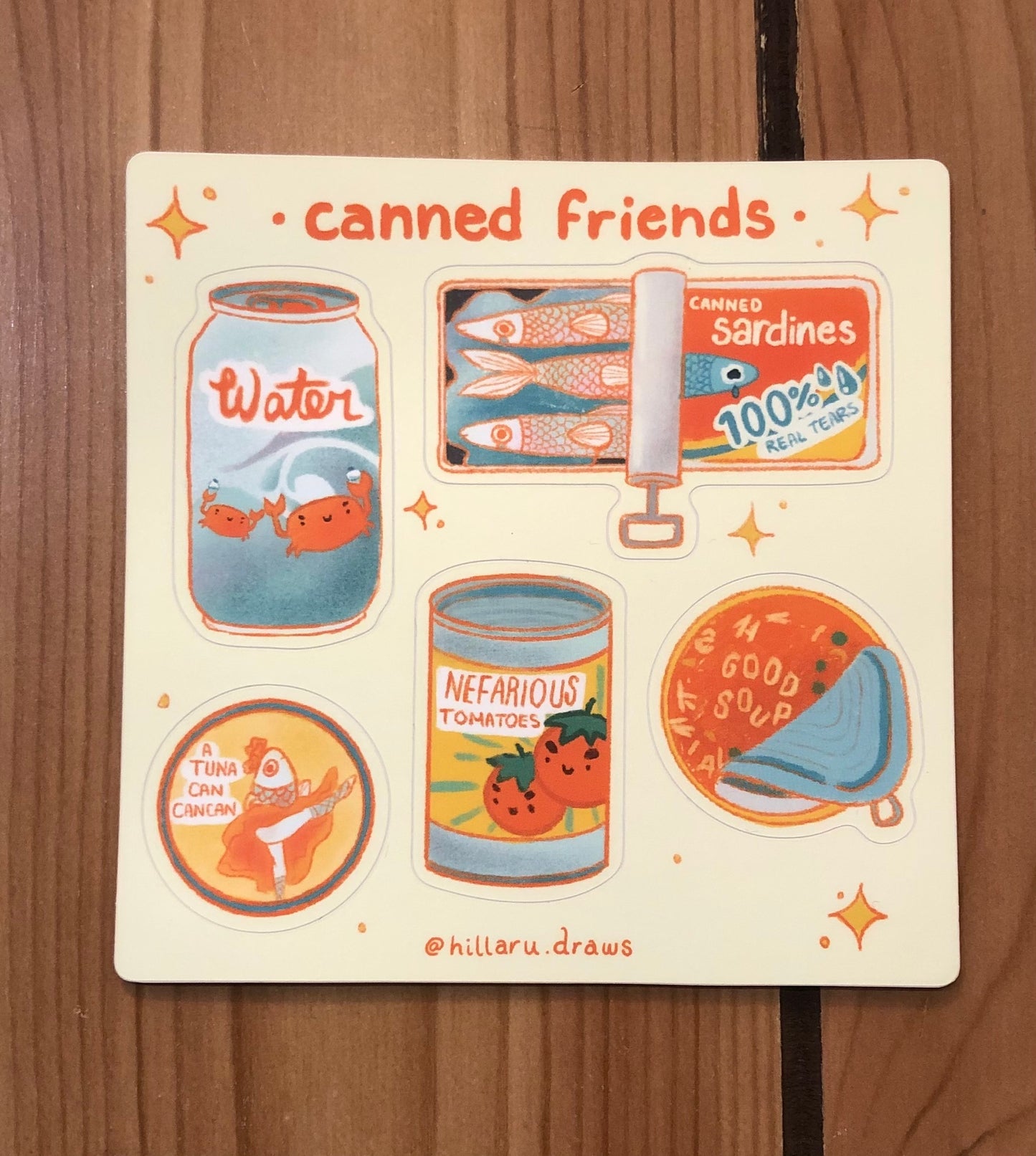 Canned Friends - Sticker Sheet