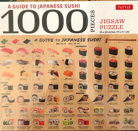 A Guide to Japanese Sushi: 1000 Piece Puzzle