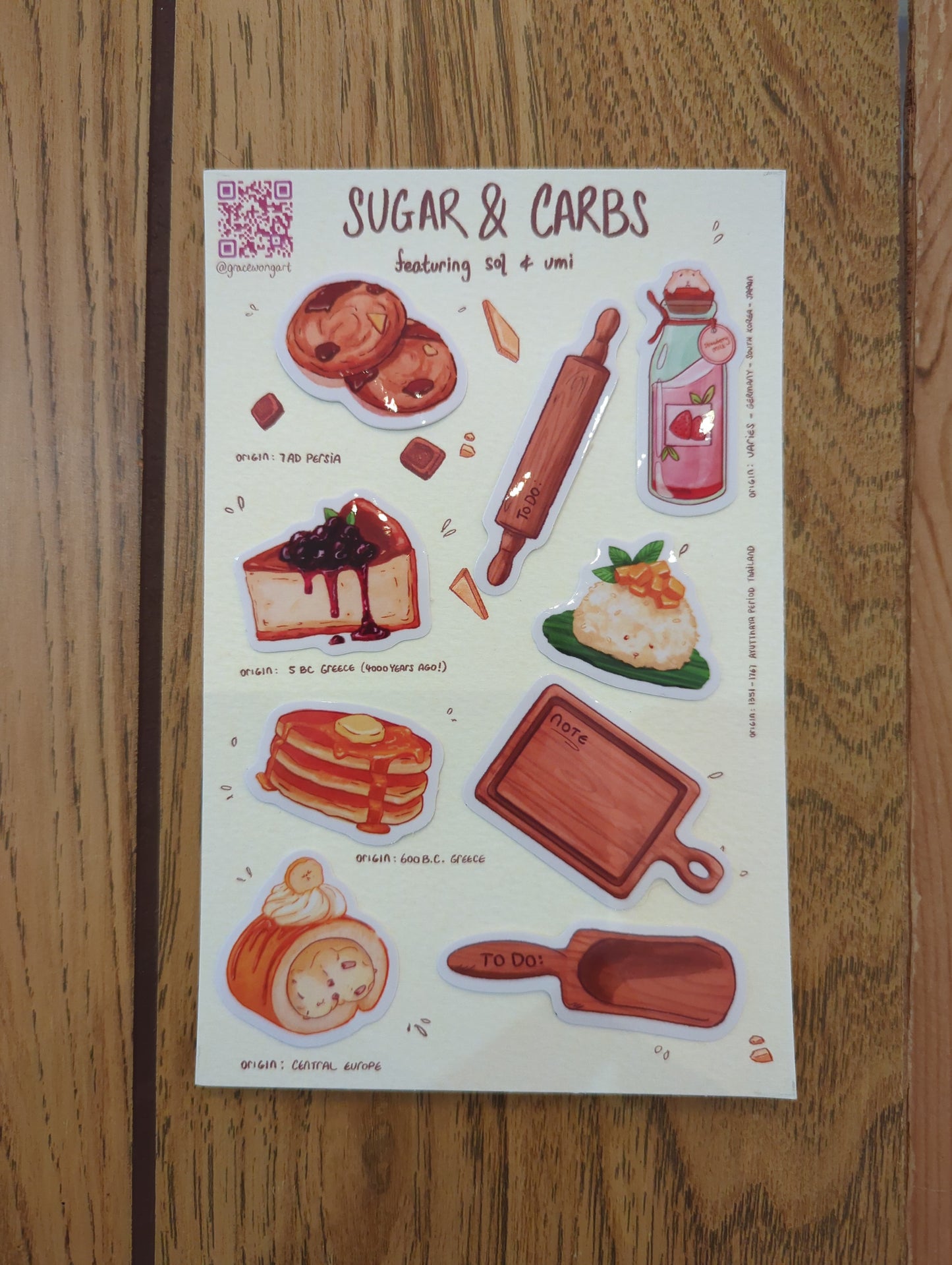 Sugar & Carbs Sticker Sheet