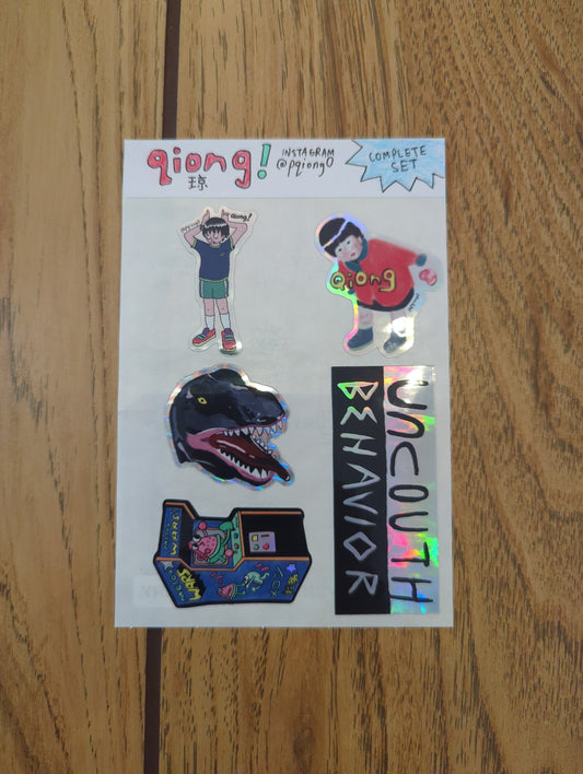 Qiong! Sticker Sheet