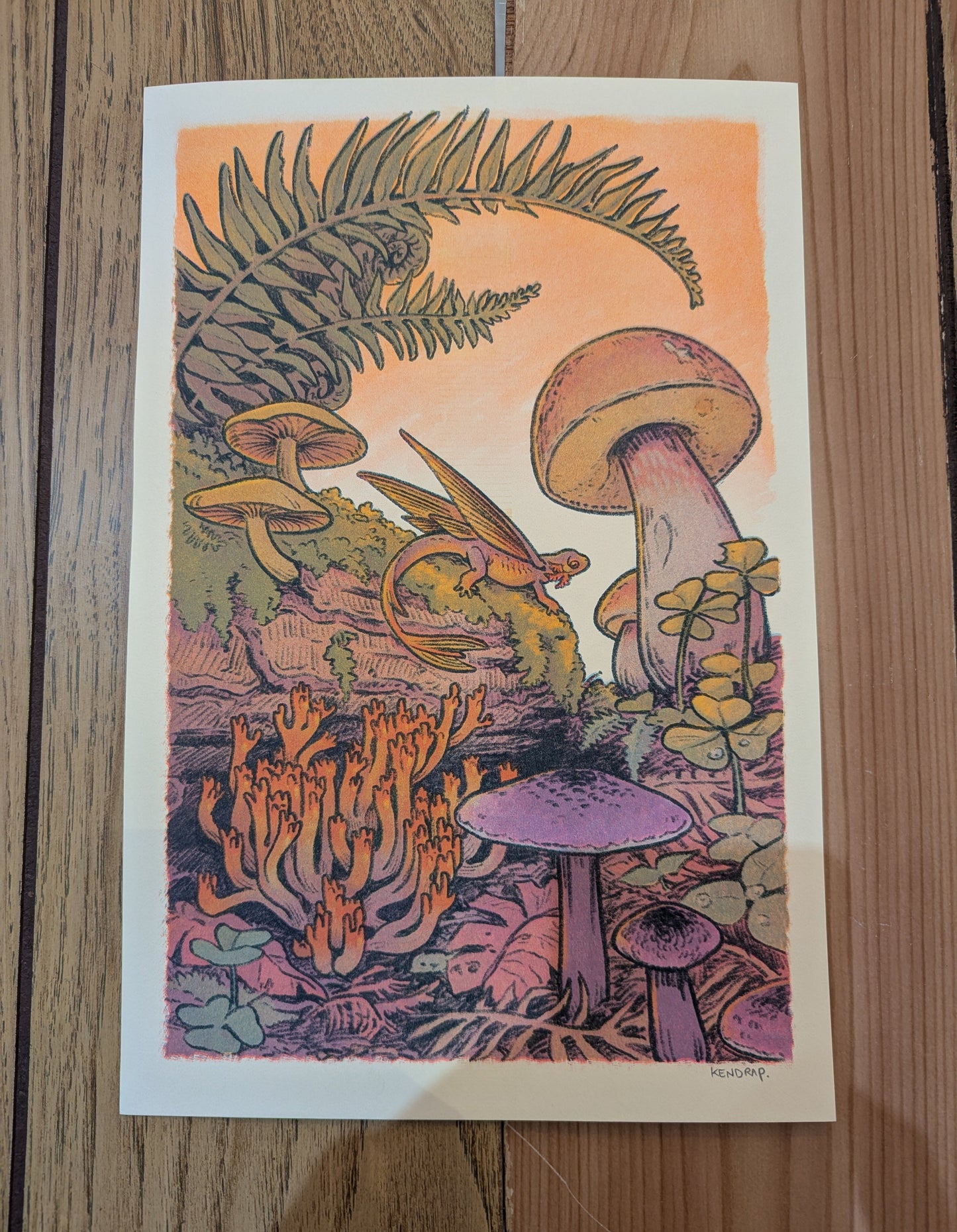 Mushroom Dragon Print - Kendra P.