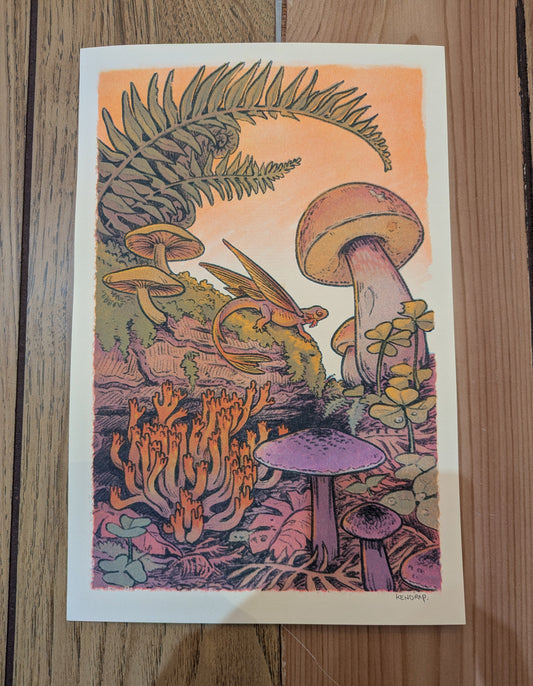 Mushroom Dragon Print - Kendra P.