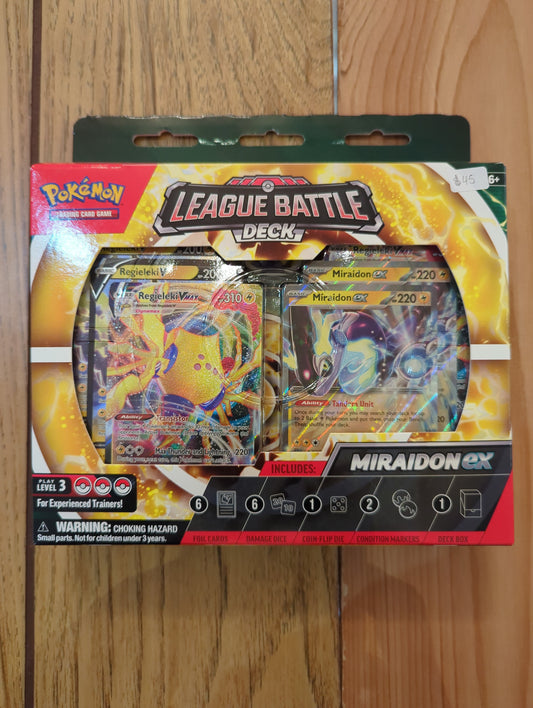 Pokemon TCG: Miraidon ex League Battle Deck