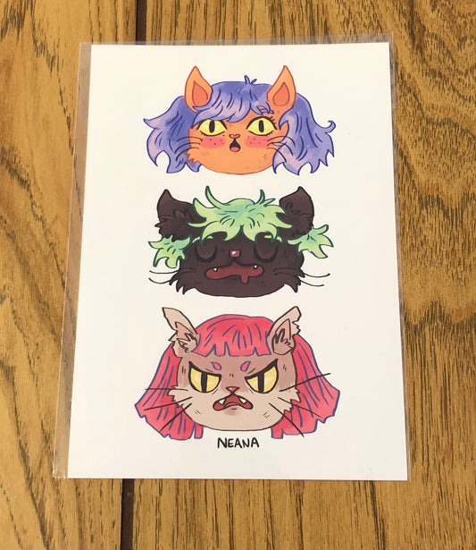 Neana Print - Trio of Cats